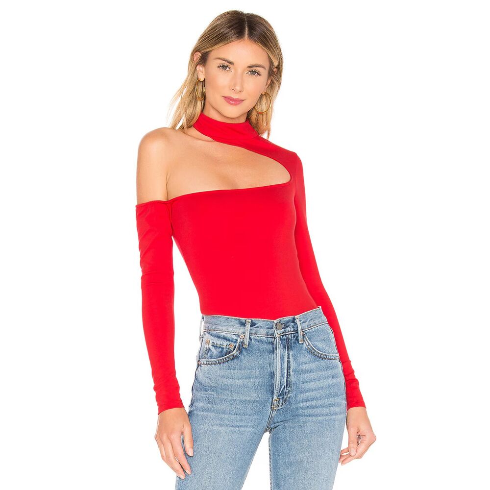 Revolve Privacy Please Red Midland Bodysuit